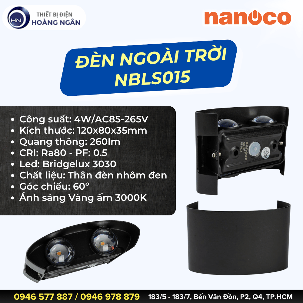 Đèn Trang Trí Ngoài Trời NBLS015 Nanoco 