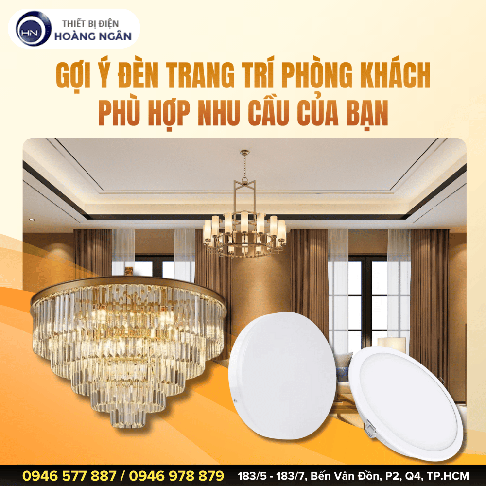 Đèn Trang Trí Phòng Khách