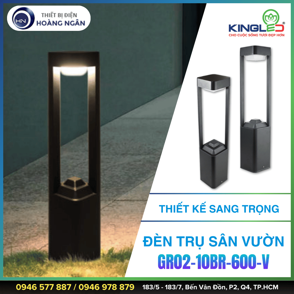 Đèn Trụ Sân Vườn (GR-BR Series) GR02-10BR-600-V KINGLED