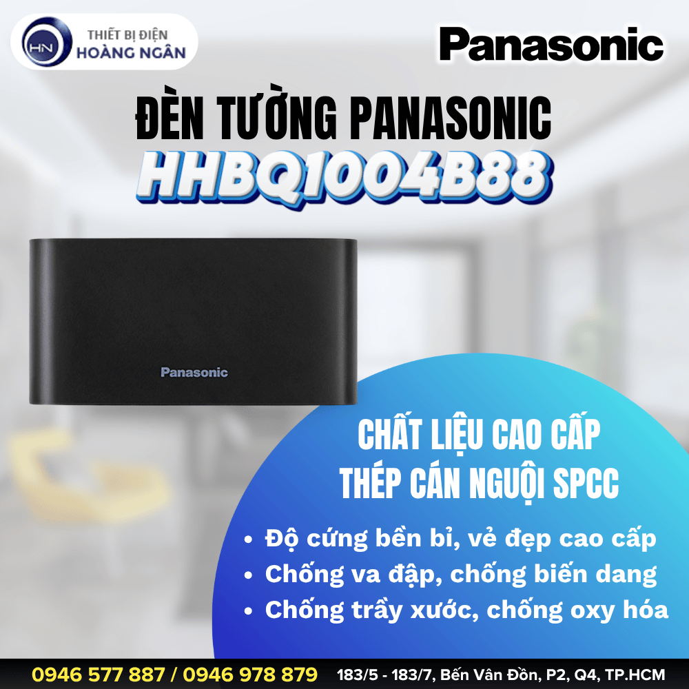Đèn Tường Panasonic HHBQ1004B88 - Bền Bỉ Chuẩn Nhật - Tối Giản Sang Trọng