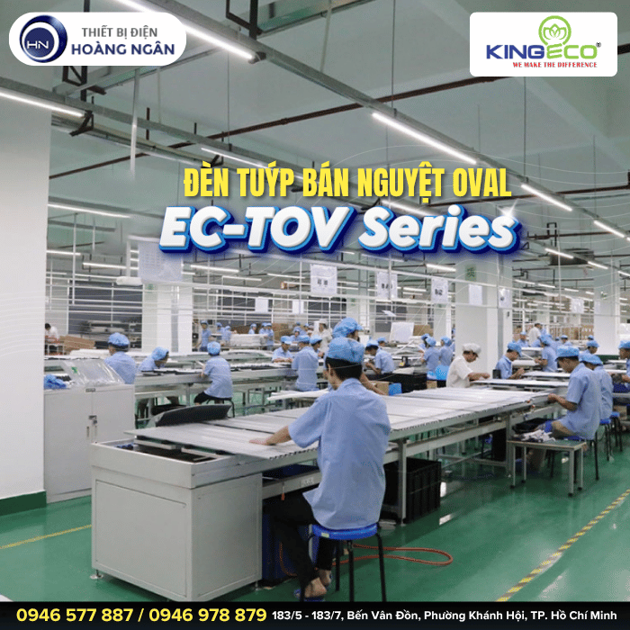 Đèn Tuýp Bán Nguyệt Oval KingEco EC-TOV Series