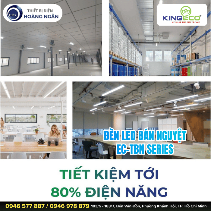 Đèn Tuýp Bán Nguyệt KingEco EC-TBN Series