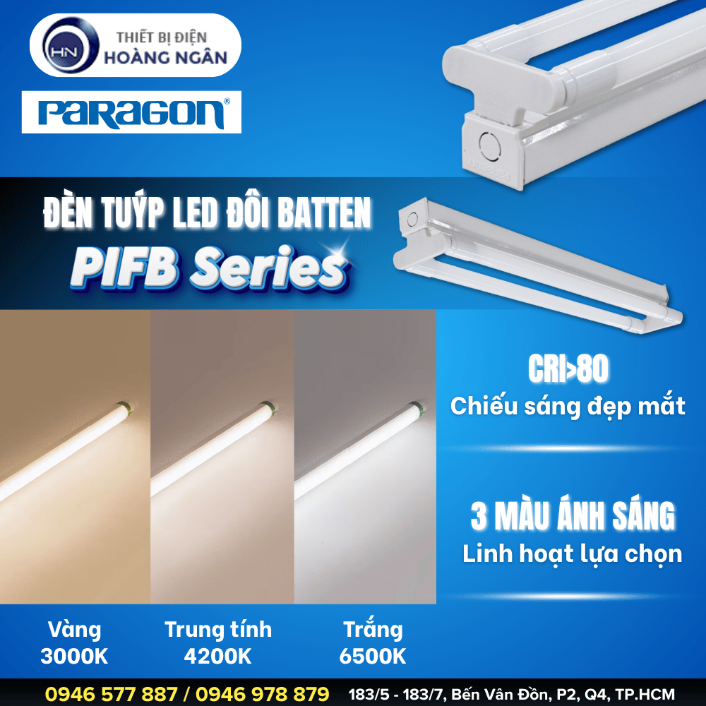 Đèn Tuýp LED Batten Paragon PIFB Series