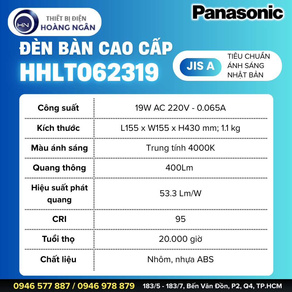 Đèn Bàn Học Chống Cận Panasonic HHLT062319