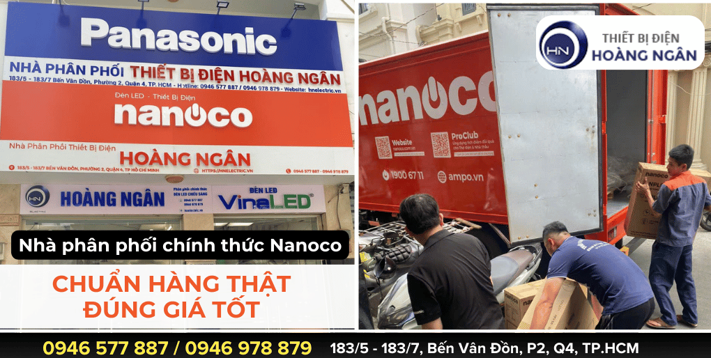 Địa chỉ mua Đèn LED Nanoco Chính Hãng Tại TP.HCM, Bình Dương