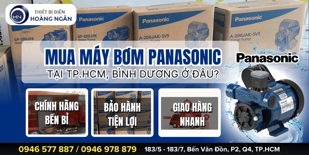 Địa chỉ mua Máy Bơm Panasonic tại TP.HCM, Bình Dương – UY TÍN – TIN CẬY – CHIẾT KHẤU CAO ĐẾN 37%