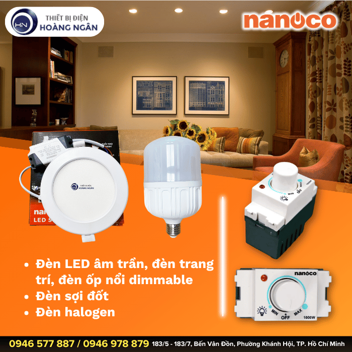 Dimmer Đèn Nanoco NDL903F