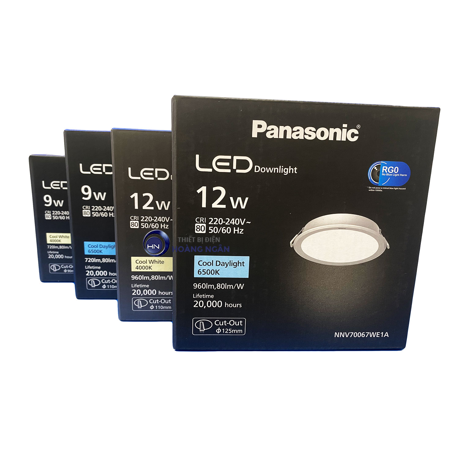 Đèn LED âm trần Tròn DN Series 2G NNV70067WE1A Panasonic