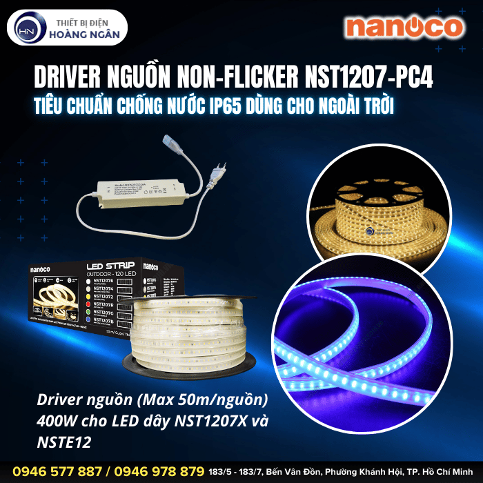 Driver Nguồn Non-flicker Nanoco NST1207-PC4