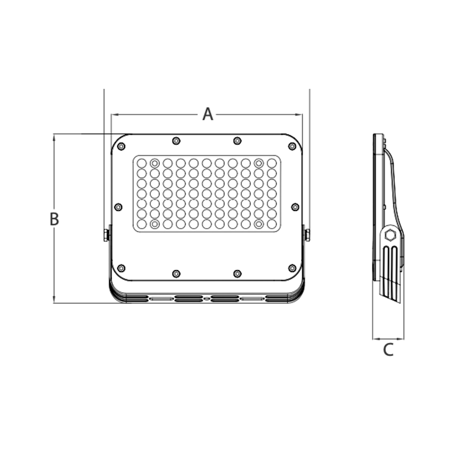 Đèn Pha LED Thấu Kính KINGECO | EC-PTK Series