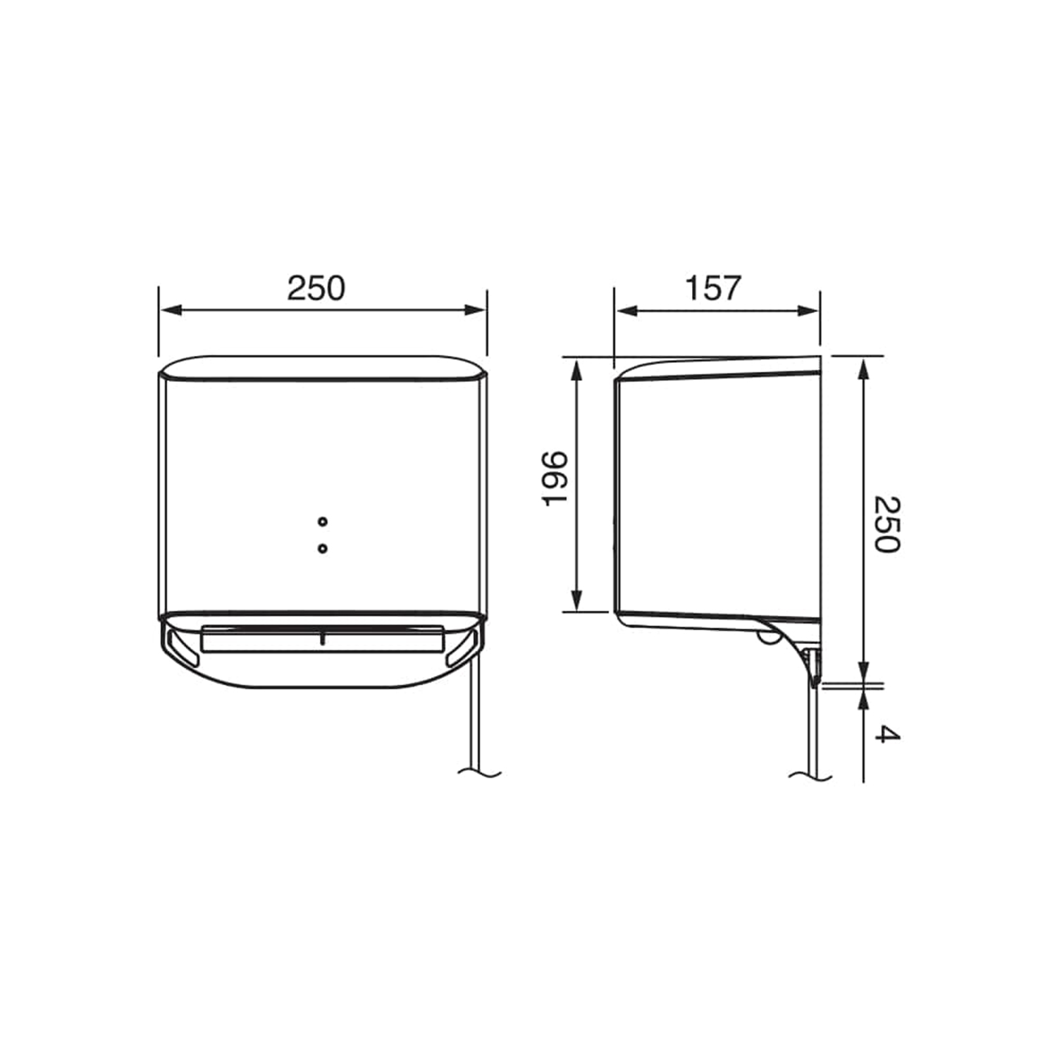 Máy Sấy Tay Không Có Khay Nước FJ-T09B3 Panasonic