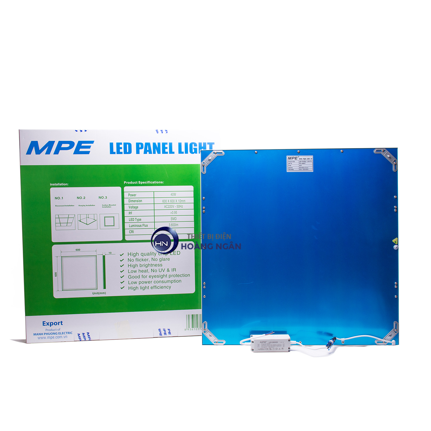 Đèn LED Tấm Panel FPL-6060T Seri FPL MPE