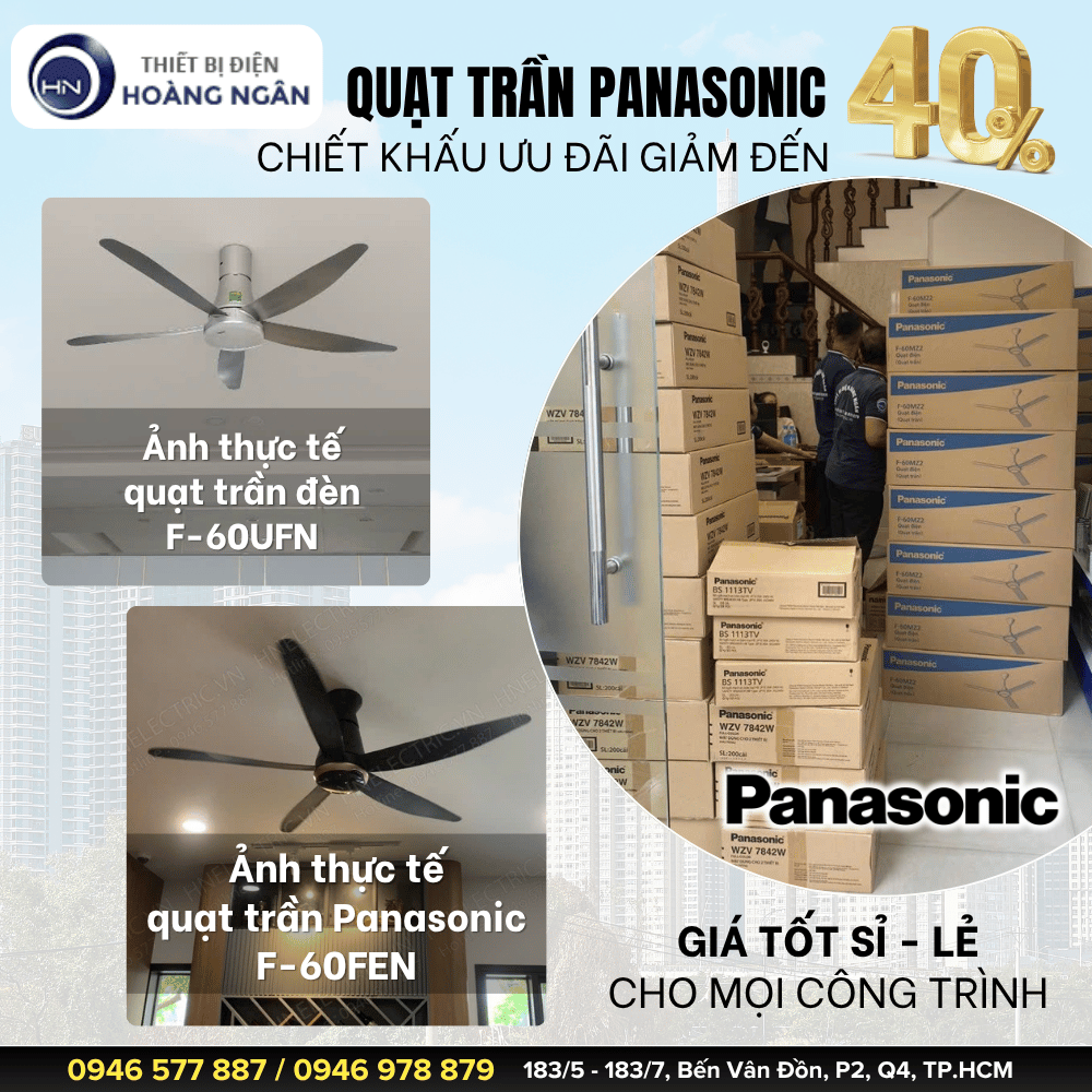 Giá Quạt Trần Panasonic Giá Tốt, Chiết Khấu Cao Đến 40%