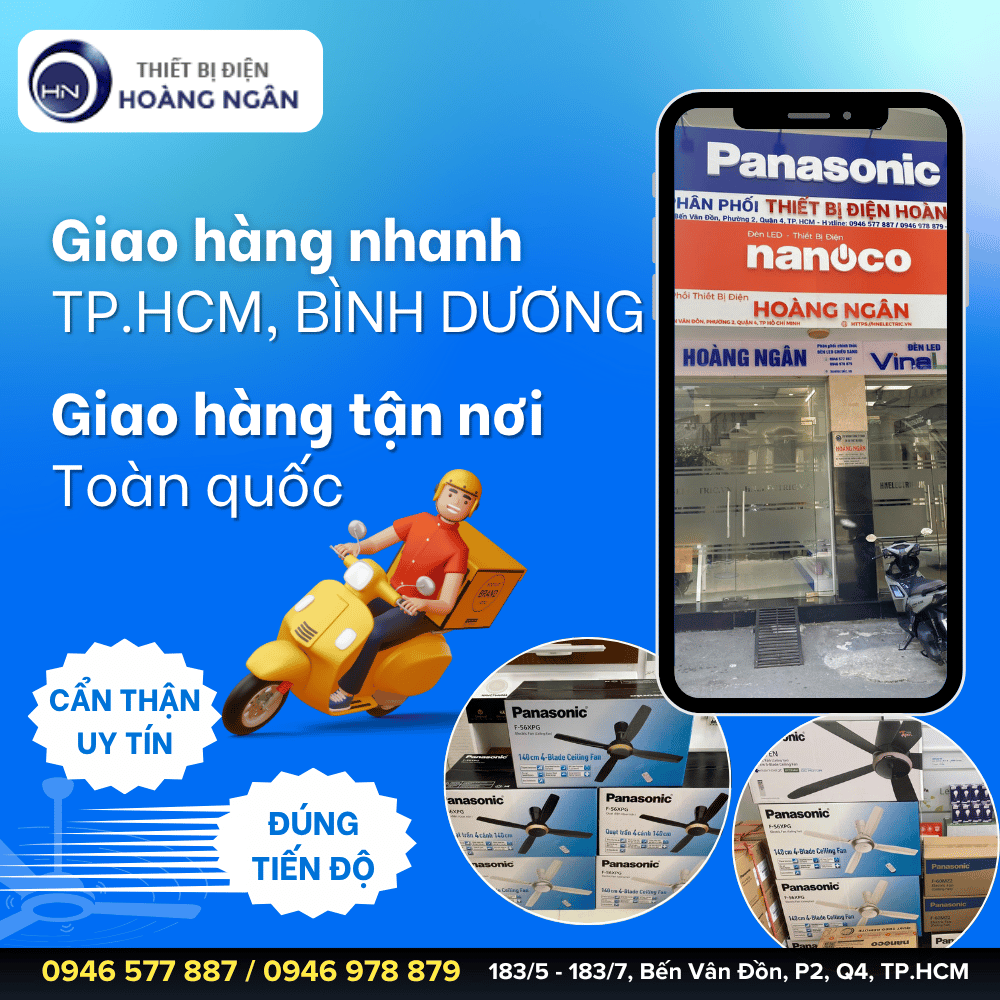 Giao hàng nhanh tại TP.HCM, Bình Dương và trên toàn quốc