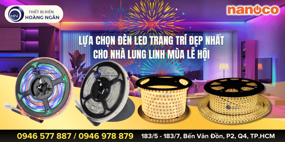 Gợi ý các mẫu đèn LED trang trí cho nhà lung linh mùa lễ hội