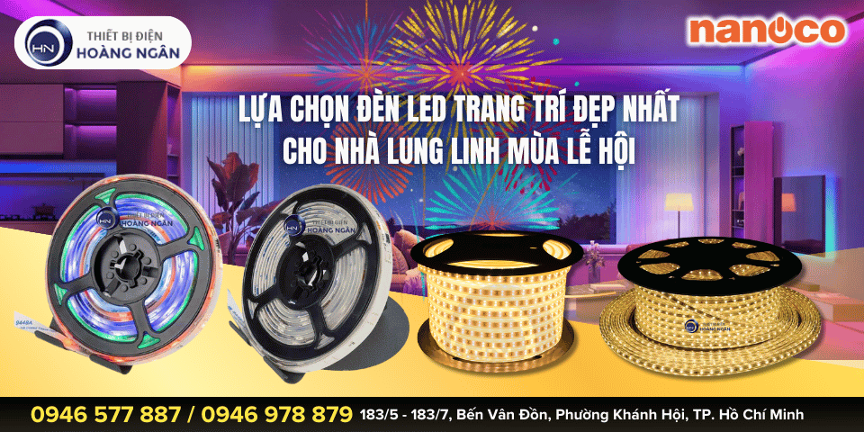 Gợi ý các mẫu đèn LED trang trí cho nhà lung linh mùa lễ hội