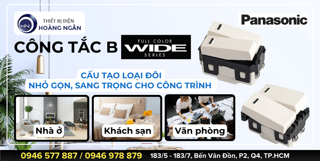 Hạt Công Tắc Panasonic WEV502107SW và WEV502127SW – Công tắc B loại đôi, cỡ trung & cỡ nhỏ, bắt vít linh hoạt