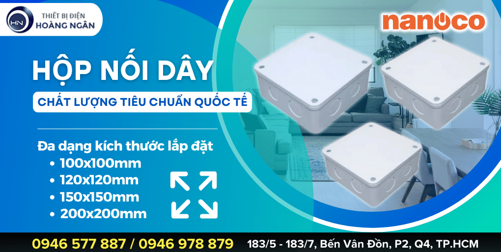 Hộp nối dây điện Nanoco