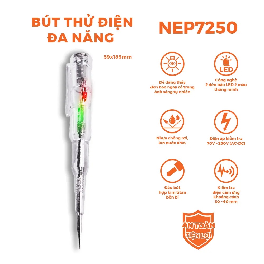 Bút thử điện đa năng NEP7250 Nanoco