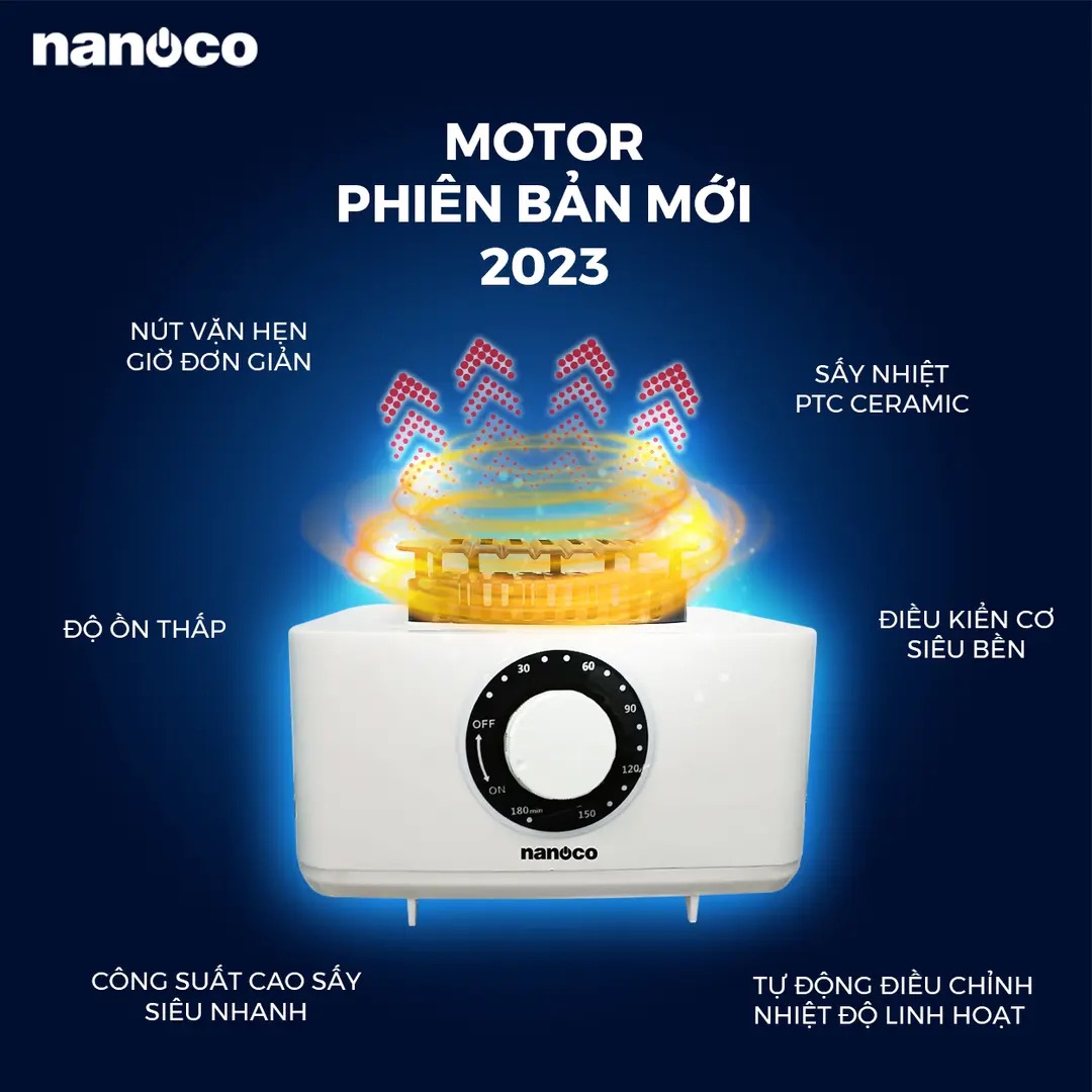 Tủ Sấy Quần Áo 1500W NCD1502 Nanoco