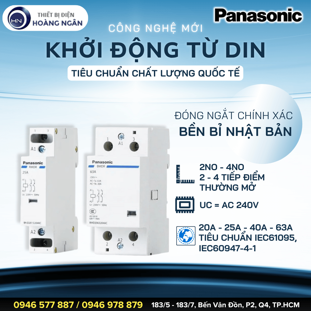 Khởi Động Từ Dạng DIN Panasonic