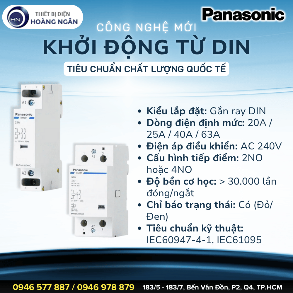 Khởi Động Từ DIN Panasonic