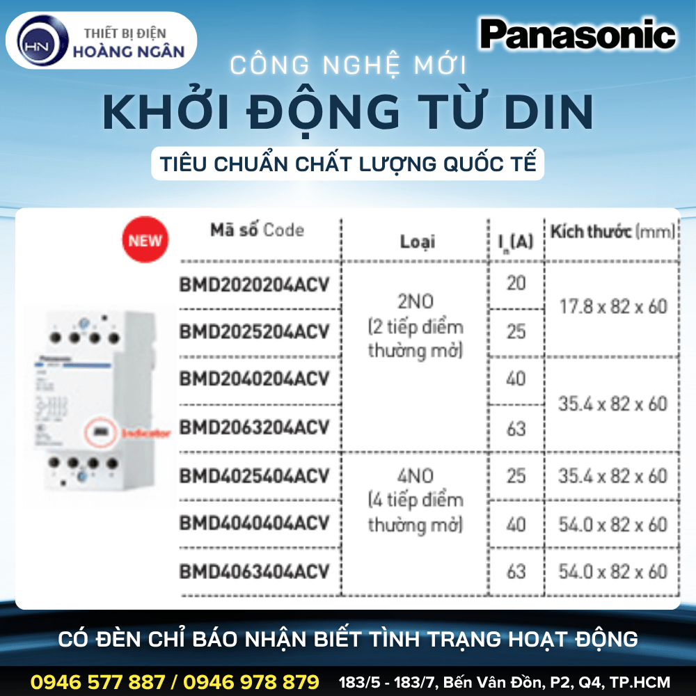 Khởi Động Từ DIN Panasonic