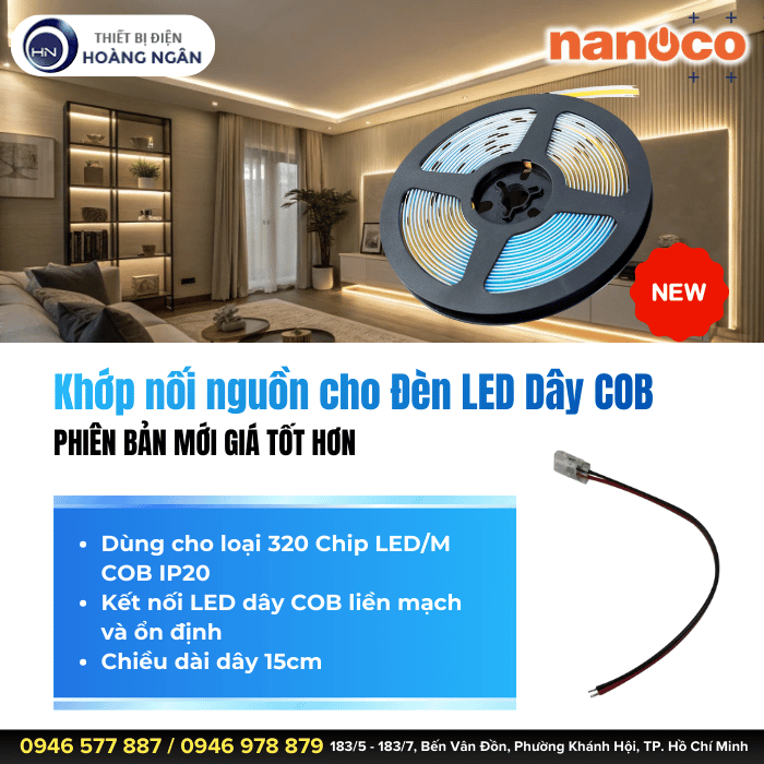 Khớp Nối Nguồn Nanoco NSTC320-CW201
