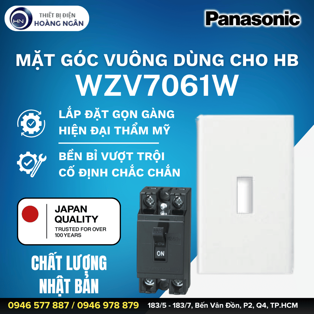 Mặt Góc Vuông Dùng Cho HB WZV7061W Panasonic