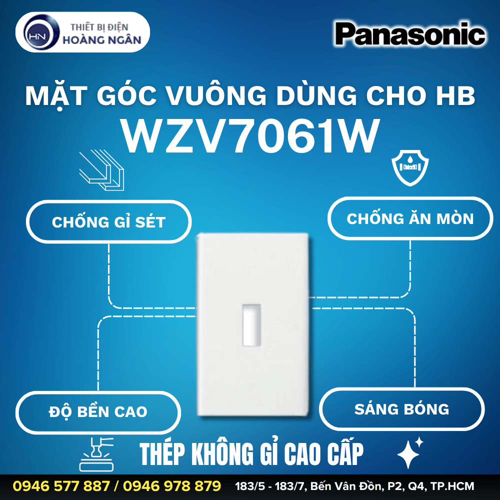 Mặt Góc Vuông Dùng Cho HB WZV7061W Panasonic