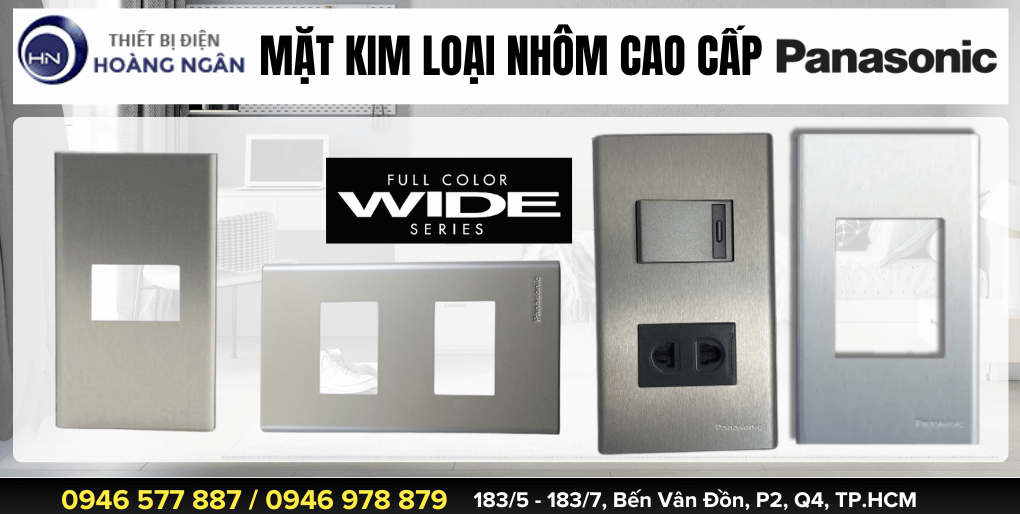 Mặt kim loại nhôm cao cấp Panasonic WIDE Series