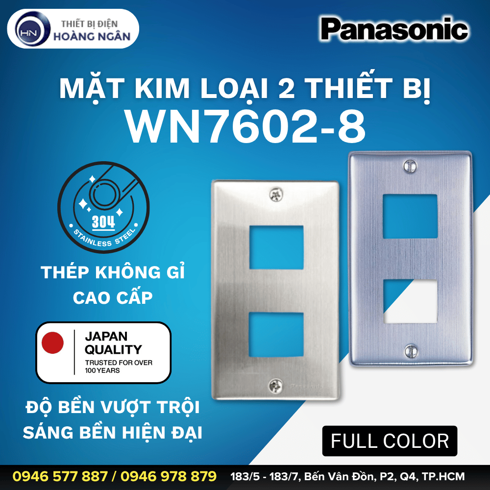 Mặt Kim Loại Panasonic WN7602-8