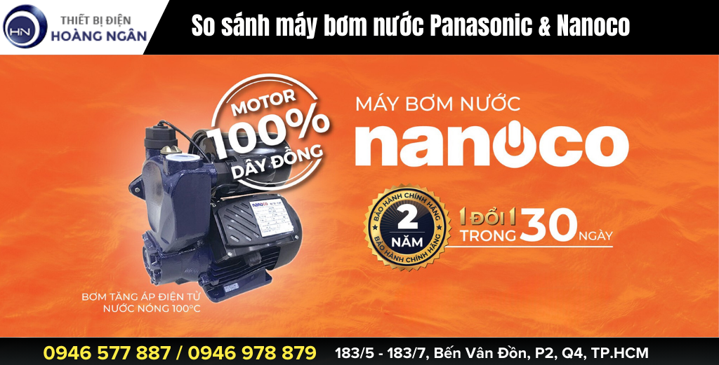 Máy bơm Nanoco giá thành phải chăng