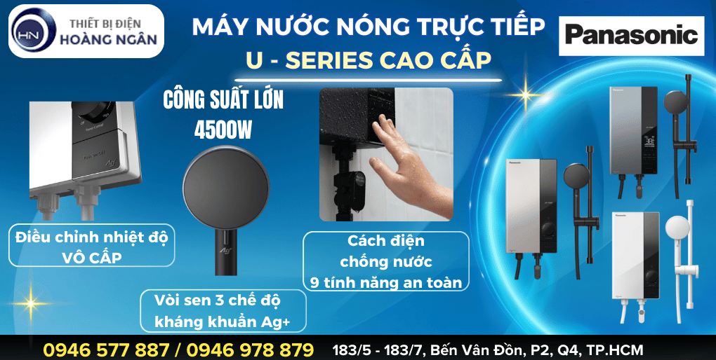 Máy Nước Nóng Panasonic U-Series Dòng Cao Cấp 4500W