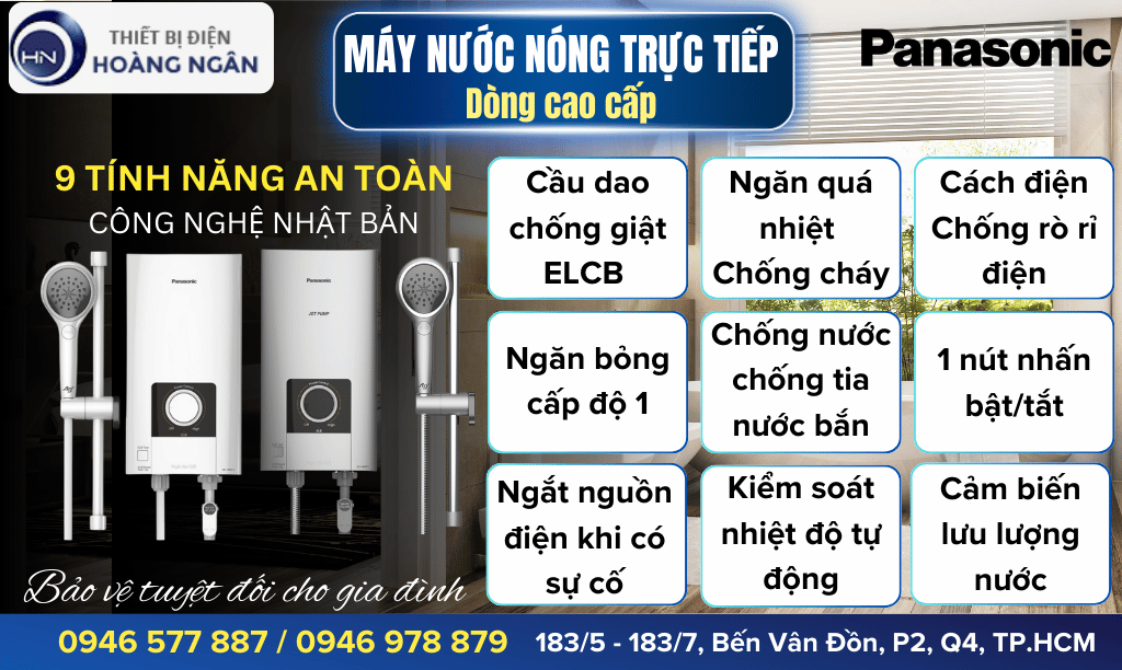 Máy Nước Nóng Trực Tiếp Panasonic 