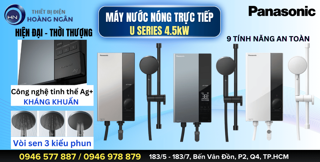 Máy Nước Nóng Trực Tiếp - U Series Panasonic Made in Malaysia