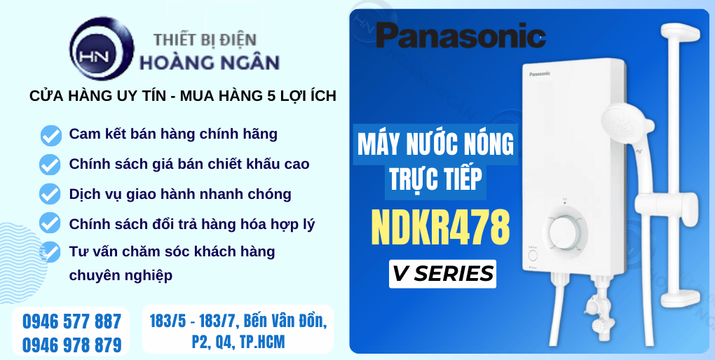 Máy Nước Nóng Trực Tiếp Panasonic V-Series