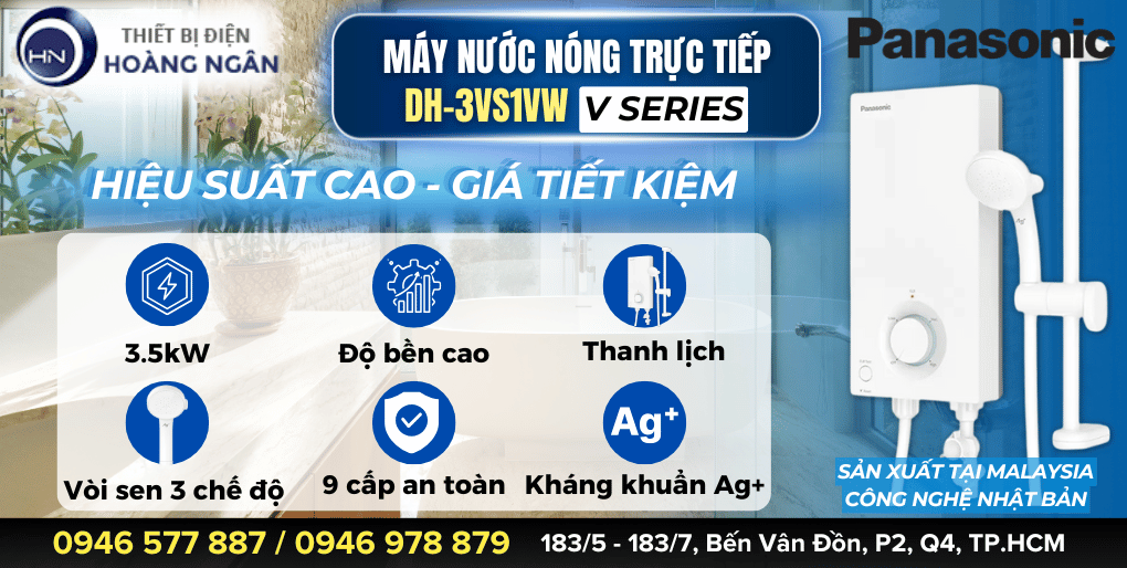 Máy Nước Nóng Trực Tiếp Panasonic V-Series