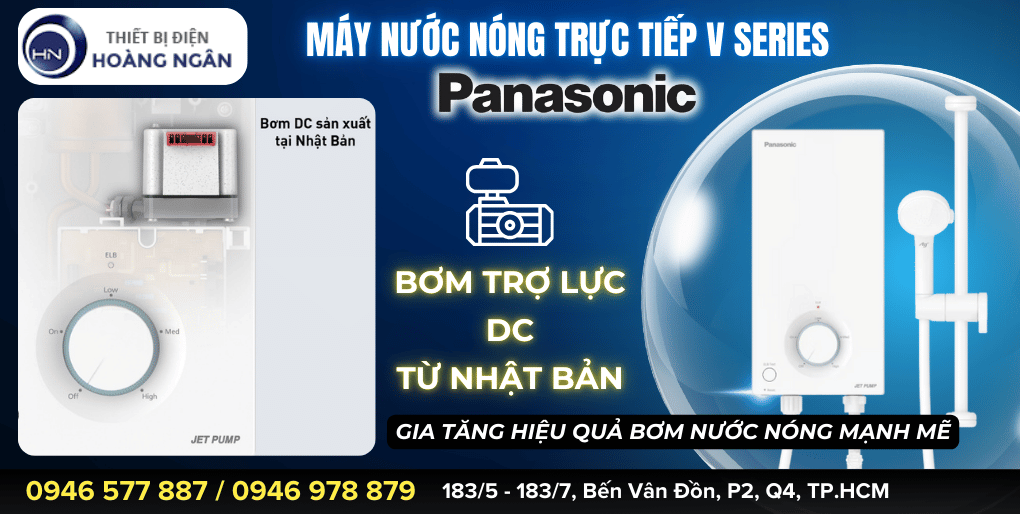 Máy Nước Nóng Trực Tiếp Panasonic V-Series DH- 4VP1VW