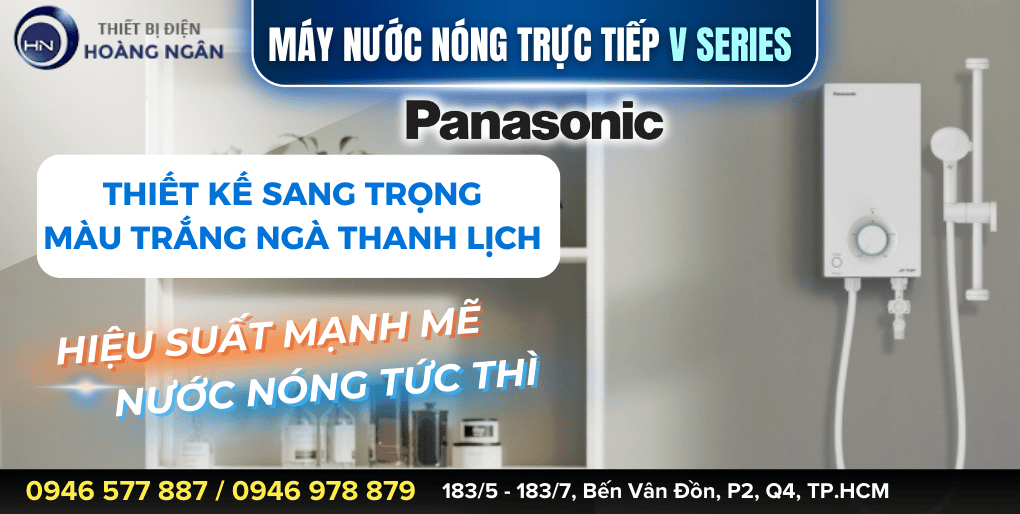 Máy Nước Nóng Trực Tiếp Panasonic V - Series DH-4VP1VW