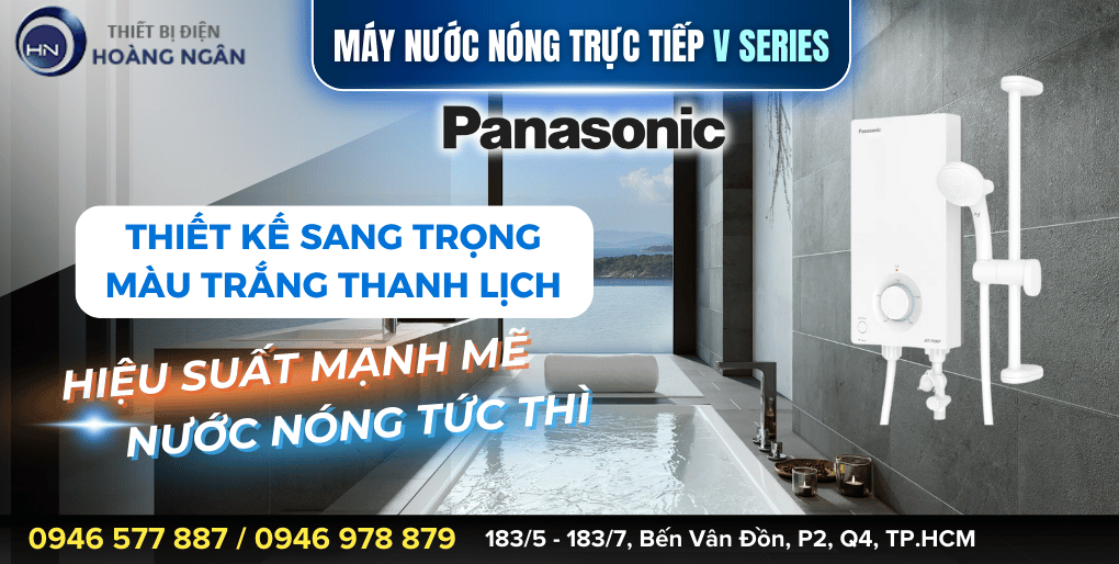 Máy Nước Nóng Trực Tiếp Panasonic V-Series DH-4VP1VW