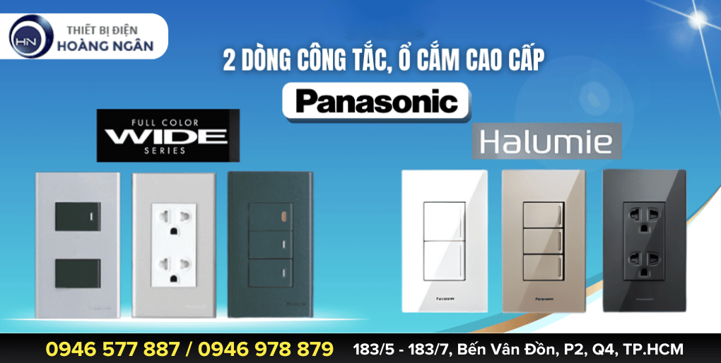 Mua Công Tắc Ổ Cắm Panasonic Chính Hãng Tại TP.HCM, Bình Dương 