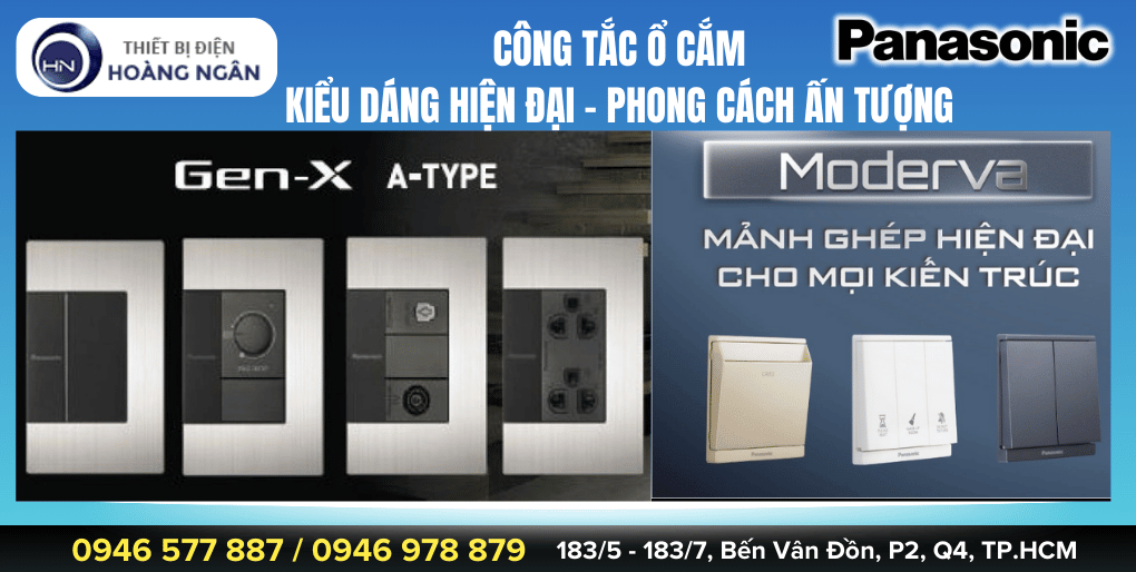 Mua Công Tắc Ổ Cắm Panasonic Chính Hãng Tại TP.HCM, Bình Dương 