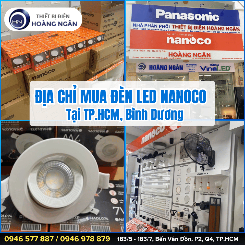 Mua Đèn LED Nanoco Giá Tốt Tại TP.HCM, Bình Dương – Hơn 200+ Mẫu Đèn LED Trang Trí Chính Hãng