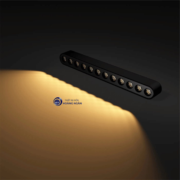 Đèn LED Chiếu Điểm Lưới Gắn Ray Nam Châm 12W NMGNG123B Nanoco