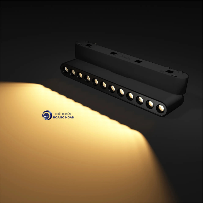 Đèn LED Chiếu Điểm Gập Gắn Ray Nam Châm 12W NMGFG123B Nanoco