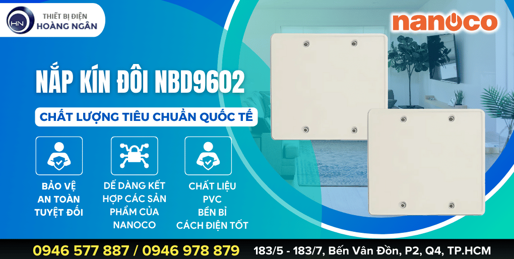 Nắp kín đôi Nanoco NBD960