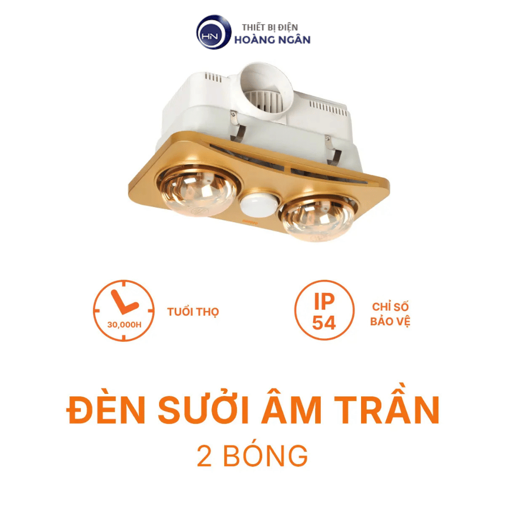 Đèn Sưởi Âm Trần Hút Mùi NBHR201G Nanoco