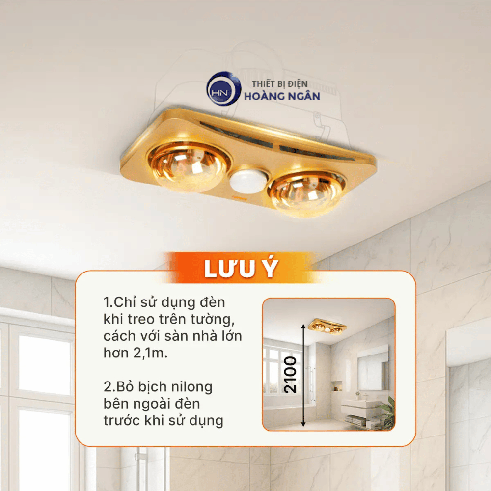 Đèn Sưởi Âm Trần Hút Mùi NBHR201G Nanoco