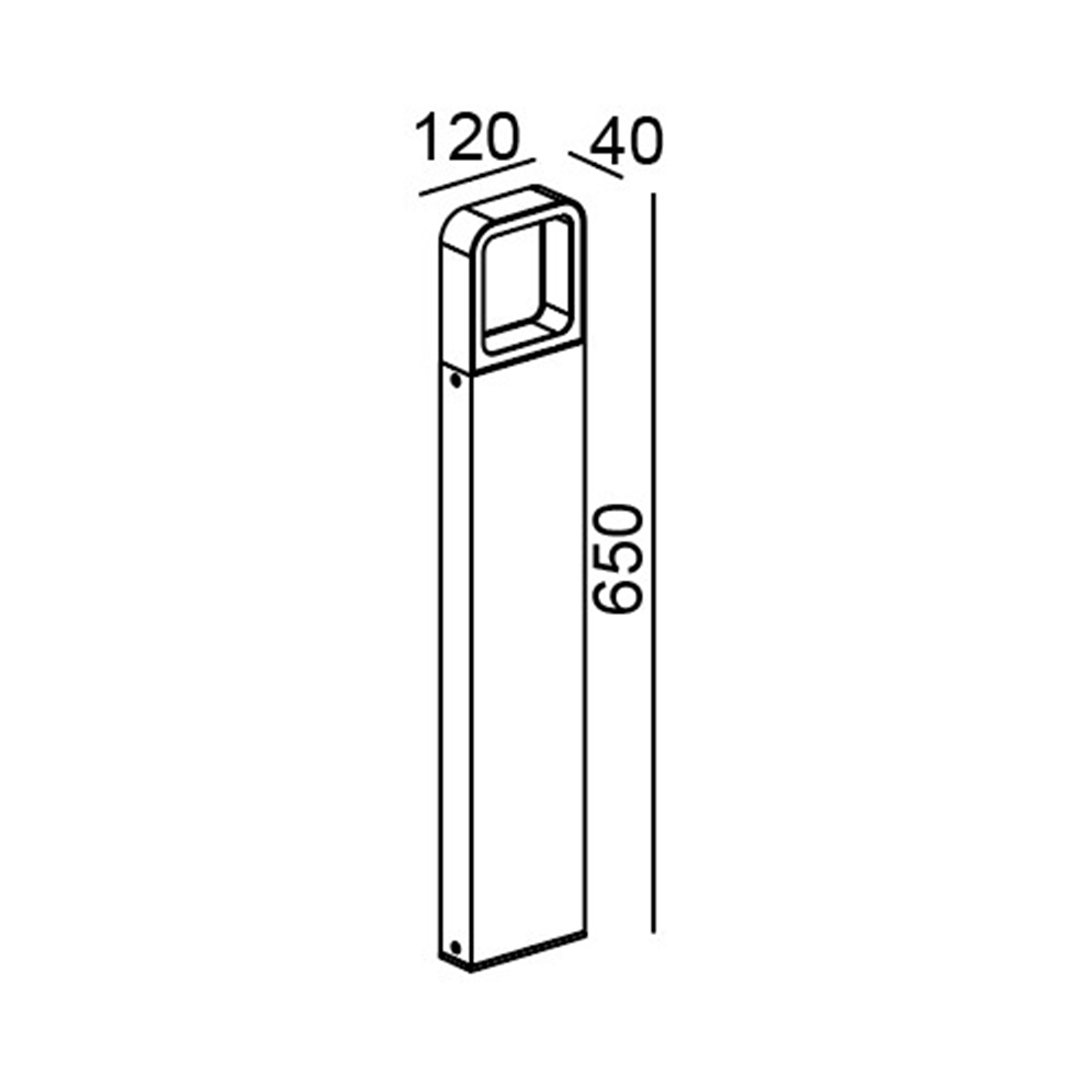 Đèn LED Sân Vườn Ngoài Trời NGL2723 Nanoco